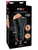 Double Penetration Vibrations Stroker Light/Black
