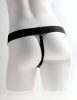 7" hohles Strap-On Licht/Schwarz