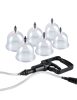 Beginner's 6pc. Cupping Set Clear/ Black