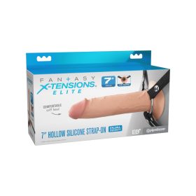 7" Silikon-Hohl-Strap-on – Dual-Density