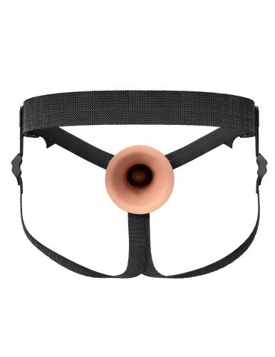 7" Silikon-Hohl-Strap-on – Dual-Density