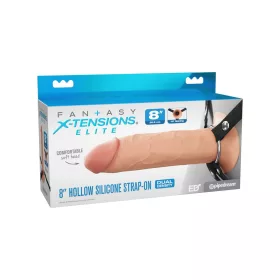 8" Silikon-Hohl-Strap-on – Dual-Density