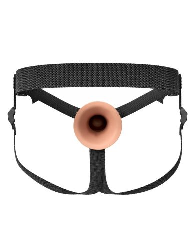 8" Silikon-Hohl-Strap-on – Dual-Density