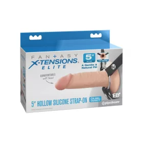 5" Silikon-Hohl-Strap-On Dual-Density
