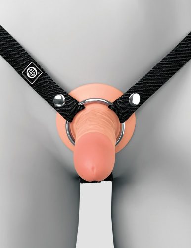 5" Silikon-Hohl-Strap-On Dual-Density