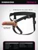 5" Silikon-Hohl-Strap-On Dual-Density