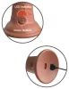6" Dual-Density Vibrating Silicone Cock Tan