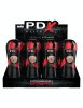 Pipedream Extreme Elite vibrierendes Stroker-Display – 12 PCS Licht/Schwarz