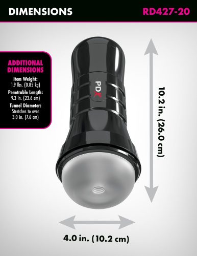 PDX Extreme – Wet Stroker – Super Slide & Glide XXL – Frosted