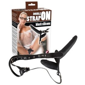 Double Strap-on Schwarz
